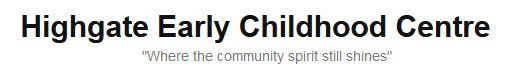 Highgate Early Childhood Centre Ashburton
