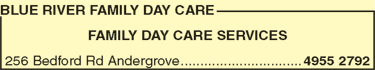 Blue River Family Day Care - Search Child Care 2