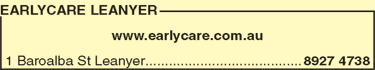 EarlyCare Leanyer - Search Child Care 1