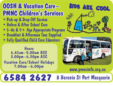 OOSH & Vacation Care?PMNC Children?s Services - Search Child Care 4